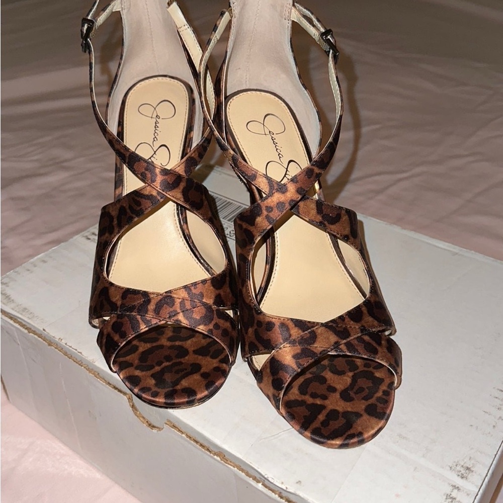 Jessica Simpson Leopard Print Women's Sandals